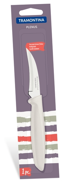 Нож разделочный 76 мм Трамонтина PLENUS в блистере светло-серая ручка - 23419/133 ✅ базовая цена 51.31 грн. ✔ Опт ✔ Скидки ✔ Заходите! - Интернет-магазин ✅ Фортуна-опт ✅