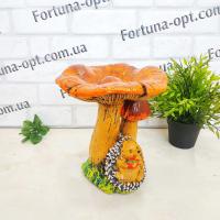  Гриб лисичка с ежиком гипс 1304 ➜ Оптом и в розницу ✅ актуальная цена -Интернет магазин ✅ Фортуна ✅