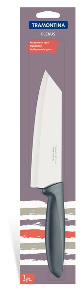 Нож поварской 152 мм Трамонтина PLENUS серая ручка инд.блистер 23443/166 ✅ базовая цена 180.62 грн. ✔ Опт ✔ Скидки ✔ Заходите! - Интернет-магазин ✅ Фортуна-опт ✅