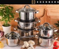 Набор кухонной посуды Edenberg EB - 4012 - 9-слойное дно ➜ Оптом и в розницу ✅ актуальная цена - Интернет магазин ✅ Фортуна ✅