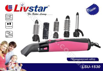 Фен для волос с насадками Livstar - 1530 ➜ Оптом и в розницу ✅ актуальная цена -Интернет магазин ✅ Фортуна ✅