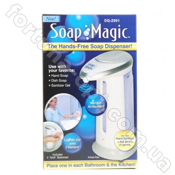 Диспенсер для жидкого мыла сенсорный Soap Magic - 346 ✅ базовая цена $7.35 ✔ Опт ✔ Скидки ✔ Заходите! - Интернет-магазин ✅ Фортуна-опт ✅