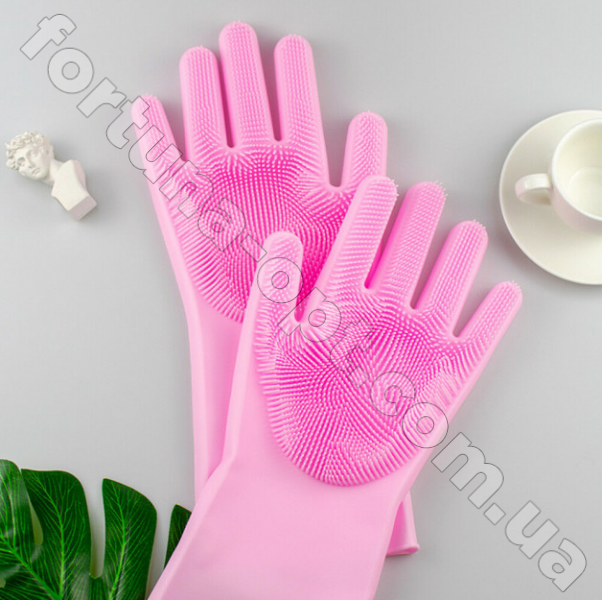 Многофункциональная силиконовая перчатка для мытья посуды Magic Silicone Gloves губка щетка для уборки - 7139 ✅ базовая цена 81.40 грн. ✔ Опт ✔ Скидки ✔ Заходите! - Интернет-магазин ✅ Фортуна-опт ✅