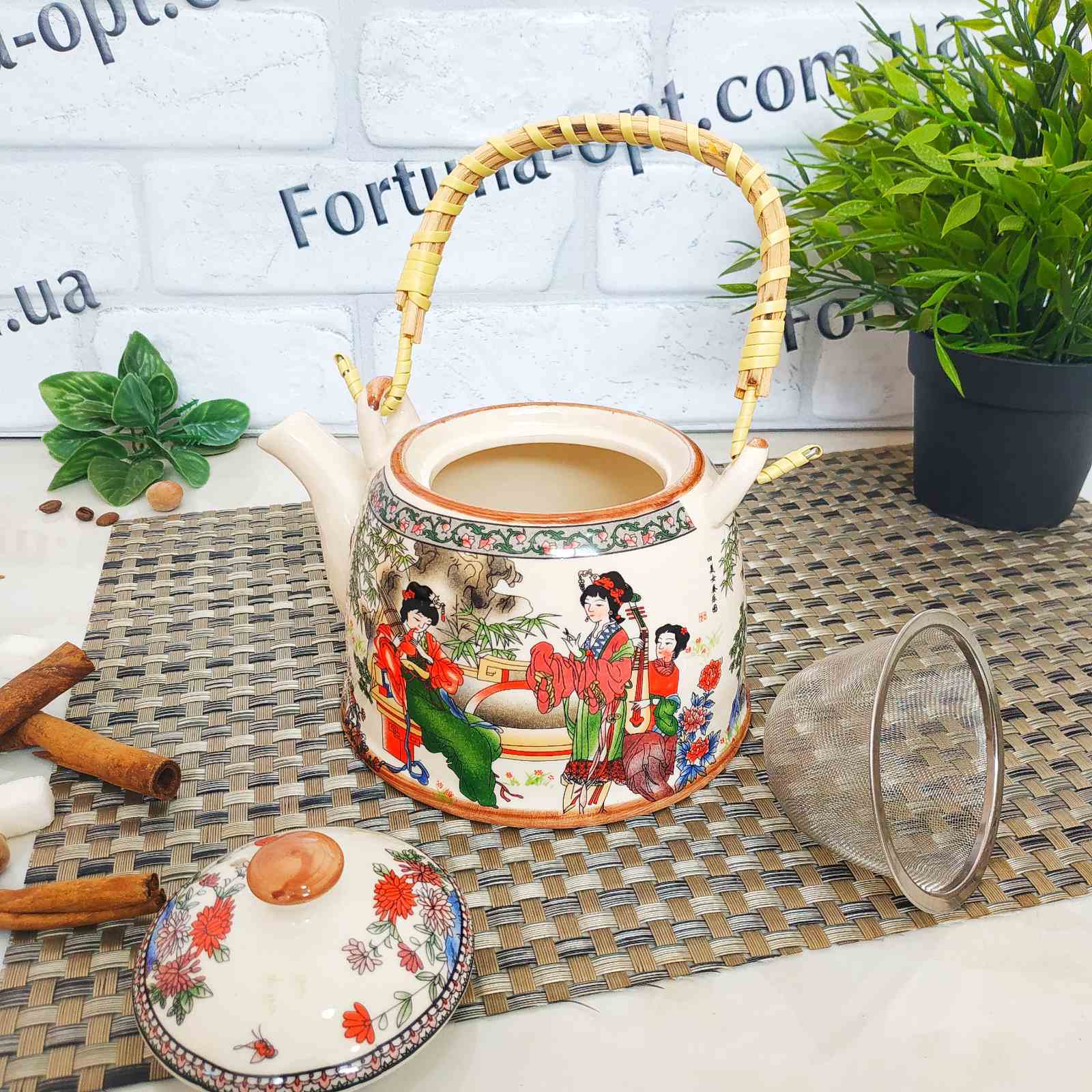 Заварочный чайник в китайском стиле (керамика) Edenberg EB - 3362 ✅ базовая цена $6.14 ✔ Опт ✔ Скидки ✔ Заходите! - Интернет-магазин ✅ ;Фортуна-опт ✅