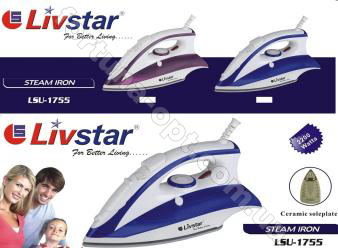Утюг Livstar - 1755 (2200 Вт) ➜ Оптом и в розницу ✅ актуальная цена -Интернет магазин ✅ Фортуна ✅
