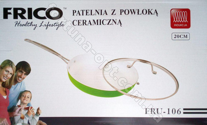 Сковорода Frico FRU - 106 с керамическим покрытием ✅ базовая цена $19.54 ✔ Опт ✔ Скидки ✔ Заходите! - Интернет-магазин ✅ Фортуна-опт ✅