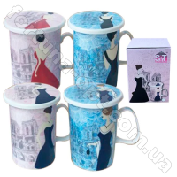 Чашка-заварник Леди 320 мл SNT - 2052-5 ✅ базовая цена 55.26 грн. ✔ Опт ✔ Акции ✔ Заходите! - Интернет-магазин Fortuna-opt.com.ua.