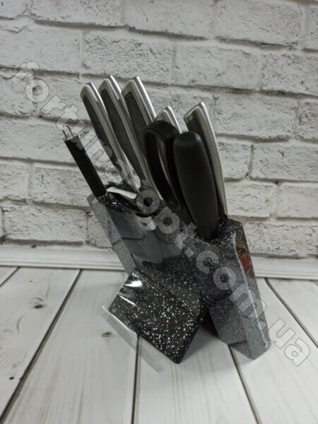 Набор ножей на магнитной подставке Edenberg EB - 3614 - 9 пр ✅ базовая цена $29.84 ✔ Опт ✔ Скидки ✔ Заходите! - Интернет-магазин ✅ Фортуна-опт ✅