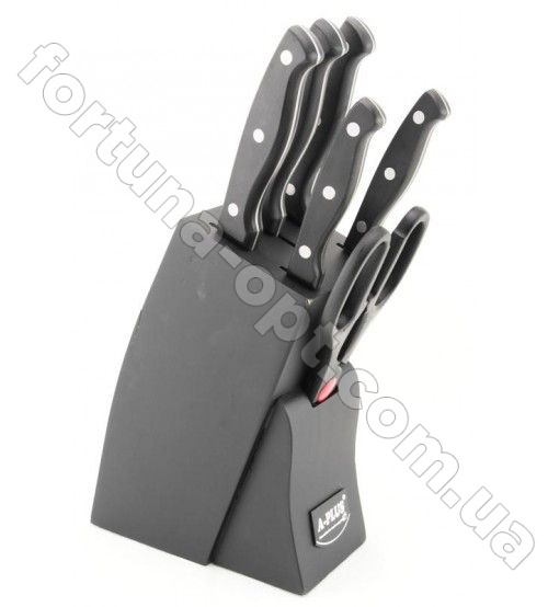 Набор ножей A-Plus - 1002 (7 предметов) ✅ базовая цена $14.27 ✔ Опт ✔ Акции ✔ Заходите! - Интернет-магазин Fortuna-opt.com.ua.