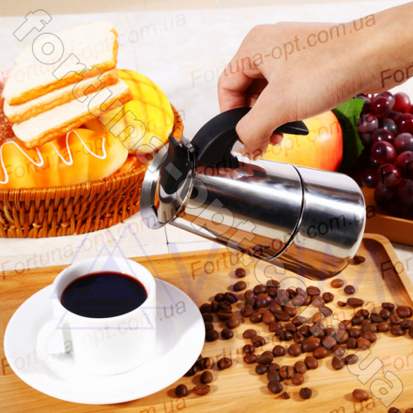 Гейзерная кофеварка A-PLUS - 2089 450 мл ✅ базовая цена $9.82 ✔ Опт ✔ Скидки ✔ Заходите! - Интернет-магазин ✅ Фортуна-опт ✅