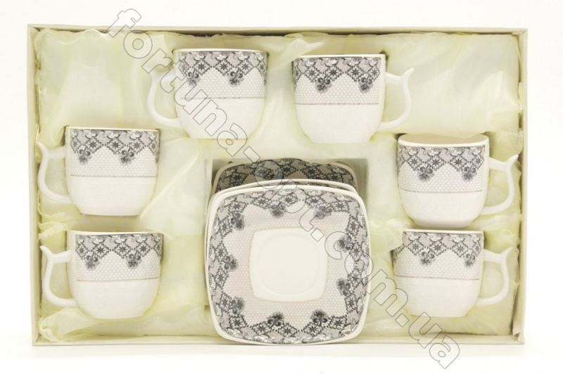 Сервиз чайный керамика A-Plus - 163 12 предметов ➜ Оптом и в розницу ✅ актуальная цена - Интернет магазин ✅ Фортуна ✅