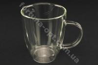 Чашка стекло 310 мл двойные стенки Капучино A-Plus - 7005 ✅ базовая цена $2.84 ✔ Опт ✔ Акции ✔ Заходите! - Интернет-магазин Fortuna-opt.com.ua.