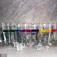 Набор высоких стаканов с разноцветными полосами Luminarc Rainbow Arcobate 320 мл 6 шт - 1598 ➜ Оптом и в розницу ✅ актуальная цена - Интернет магазин ✅ Фортуна ✅