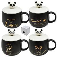 Чашка с крышкой "Black Panda" 400 мл - 309 ✅ базовая цена $4.38 ✔ Опт ✔ Акции ✔ Заходите! - Интернет-магазин Fortuna-opt.com.ua.