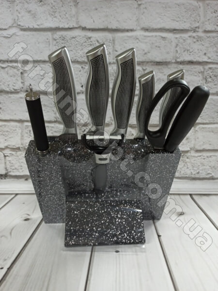 Набор ножей на магнитной подставке Edenberg EB - 3614 - 9 пр ✅ базовая цена $29.84 ✔ Опт ✔ Скидки ✔ Заходите! - Интернет-магазин ✅ Фортуна-опт ✅
