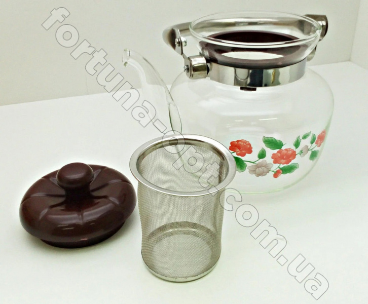 Заварочный чайник из закаленного стекла 0.8 л A-Plus - 1044 ✅ базовая цена $3.85 ✔ Опт ✔ Скидки ✔ Заходите! - Интернет-магазин ✅ Фортуна-опт ✅