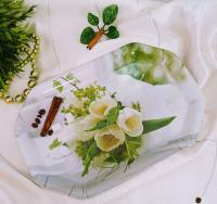 Поднос меламиновый 34х23.2х1.8см 00801(Ст) ✅ базовая цена $1.75 ✔ Опт ✔ Акции ✔ Заходите! - Интернет-магазин Fortuna-opt.com.ua.