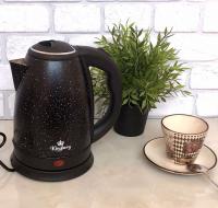 Электрический чайник - 2 л Черный Kingberg - 2040  ➜ Оптом и в розницу ✅ актуальная цена - Интернет магазин ✅ Фортуна ✅