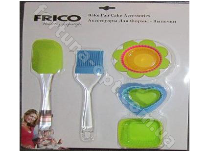 Набор силиконовых аксессуаров для выпечки Frico FRU-881 ➜ Оптом и в розницу ✅ актуальная цена -Интернет магазин ✅Фортуна ✅