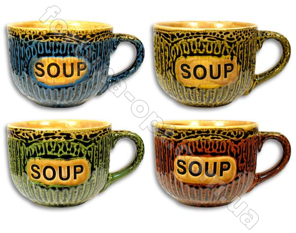 Чашка для супа Джамбо Elina EL - 4090 500 мл ✅ базовая цена 27.90 грн. ✔ Опт ✔ Акции ✔ Заходите! - Интернет-магазин Fortuna-opt.com.ua.