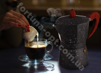 Кофеварка гейзерная мраморная на 3 чашки A-Plus - 2084 ✅ базовая цена $6.89 ✔ Опт ✔ Акции ✔ Заходите! - Интернет-магазин Fortuna-opt.com.ua.