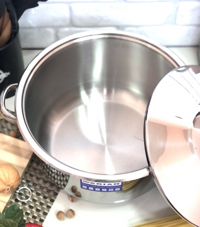 Кастрюля из нержавеющей стали Home Perfect - 2313 - 10,5 л ✅ картинка - Интернет-магазин ✅ Fortuna-opt.com.ua. ✅ Кастрюля из нержавеющей стали Home Perfect - 2313 - 10,5 л ✅ базовая цена 564.77 грн. ✔ Опт ✔ Скидки ✔ Заходите! - Интернет-магазин ✅ Фортуна-опт ✅