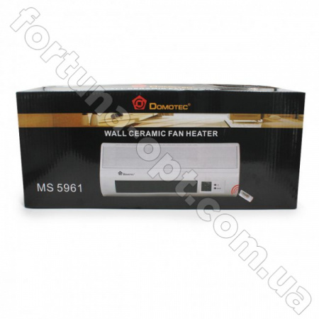 Тепловентилятор настенный Domotec MS - 5961 ✅ базовая цена $30.35 ✔ Опт ✔ Скидки ✔ Заходите! - Интернет-магазин ✅ Фортуна-опт ✅