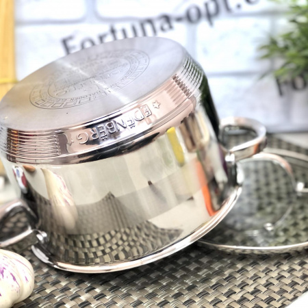 Набор посуды Edenberg с глубокой сковородой EB - 2120 ✅ картинка - Интернет-магазин ✅ Fortuna-opt.com.ua. ✅ Набор посуды Edenberg с глубокой сковородой EB - 2120➜ Опт и розница ✅ актуальная цена -Интернет магазин ✅ Фортуна ✅