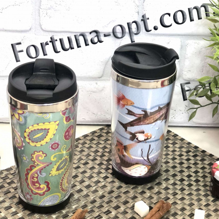 Кружка-термос A-Plus - 450 - 450 мл ➜ фото ➜ розн цена $2.53 - Интернет-магазин ✅ Fortuna-opt.com.ua. ✅