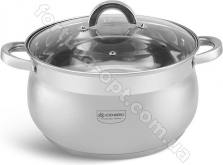 Кастрюля с 5-ти слойным дном Edenberg EB - 3723 - 2,1 л ✅ базовая цена $10.38 ✔ Опт ✔ Скидки ✔ Заходите! - Интернет-магазин ✅ Фортуна-опт ✅