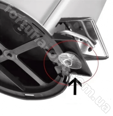 Ведро нержавеющее с педалью A-Plus - 1293 (12 л) ✅базовая цена $15.50 ✔ Опт ✔ Скидки ✔ Заходите! - Интернет-магазин ✅ Фортуна-опт ✅