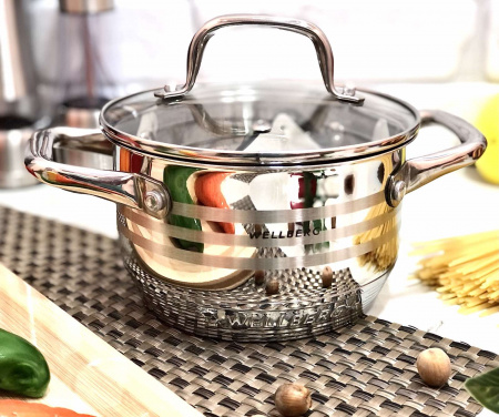 Кастрюля Wellberg WB - 1147 - 1,9л ✅ базовая цена $11.82 ✔ Опт ✔ Скидки ✔ Заходите! - Интернет-магазин ✅ Фортуна-опт ✅