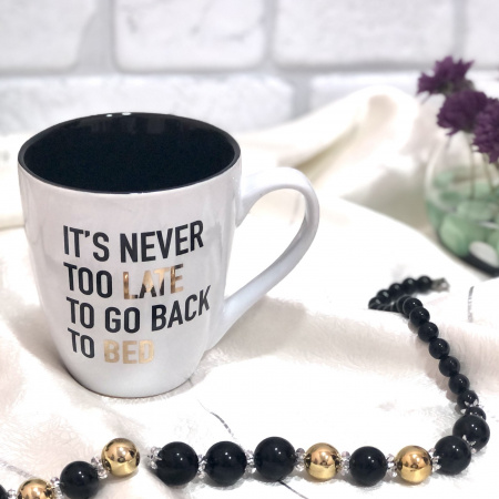 Чашка 550 мл "It's never too late" 10315 (Ст) ✅ картинка - Интернет-магазин ✅ Fortuna-opt.com.ua. ✅ Чашка 550 мл "It's never too late" 10315 (Ст) ✅ базовая цена $2.56 ✔ Опт ✔ Скидки ✔ Заходите! - Интернет-магазин ✅ Фортуна-опт ✅