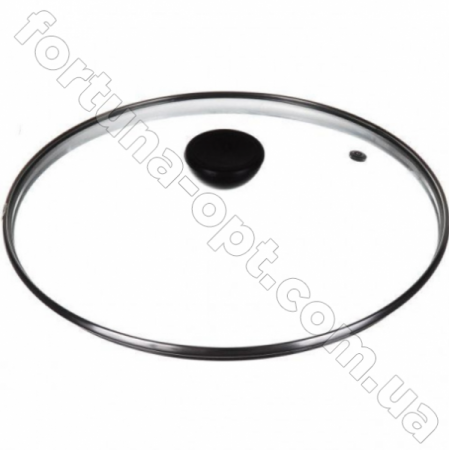 Крышка стеклянная для сковороды с ручкой A - Plus - 0016 - 16 см ✅ базовая цена $1.33 ✔ Опт ✔ Скидки ✔ Заходите! - Интернет-магазин ✅ Фортуна-опт ✅