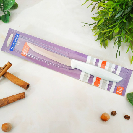 Нож универсальный в блистере 127 мм Трамонтина PLENUS светло-серая ручка - 23431/135 ✅ базовая цена 112.63 грн. ✔ Опт ✔ Скидки ✔ Заходите! - Интернет-магазин ✅ Фортуна-опт ✅