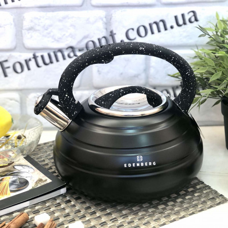 Чайник с покрытием 3 л Edenberg EB - 8841 ✅ картинка - Интернет-магазин ✅ Fortuna-opt.com.ua. ✅ Чайник с покрытием 3 л Edenberg EB - 8841 ✅ базовая цена $15.96 ✔ Опт ✔ Скидки ✔ Заходите! - Интернет-магазин ✅ Фортуна-опт ✅