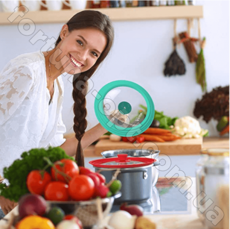 Крышка с силиконовым ободком многоразмерная A-Plus 1918 16/18/20 см ✅ базовая цена $3.56 ✔ Опт ✔ Скидки ✔ Заходите! - Интернет-магазин ✅ Фортуна-опт ✅