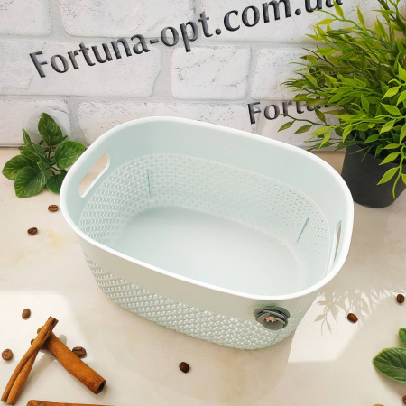 Корзина-плетенка с ручками 23*18*12см 87973 ✅ картинка - Интернет-магазин ✅ Fortuna-opt.com.ua. ✅ Корзина-плетенка с ручками 23*18*12см 87973 ✅ базовая цена $2.44 ✔ Опт ✔ Скидки ✔ Заходите! - Интернет-магазин ✅ Фортуна-опт ✅