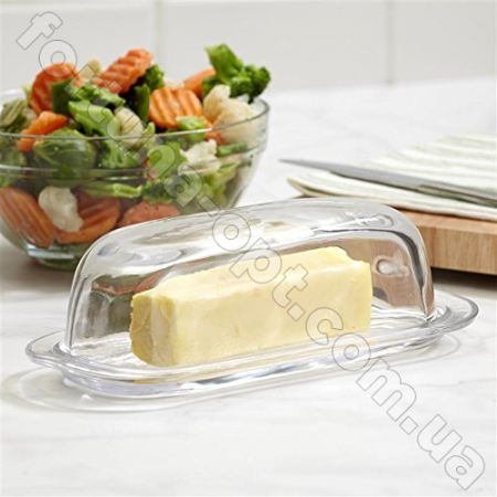 Масленка стеклянная Pasabahce Basic 13 x 20 см 98402 ✅ базовая цена 91.64 грн. ✔ Опт ✔ Скидки ✔ Заходите! - Интернет-магазин ✅ Фортуна-опт ✅