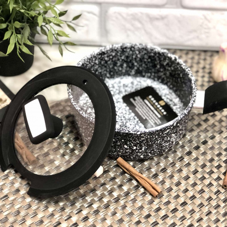 Сотейник из мрамора Edenberg EB - 3328 -1,9 л (18 см) ✅ базовая цена $15.56 ✔ Опт ✔ Скидки ✔ Заходите! - Интернет-магазин ✅ Фортуна-опт ✅