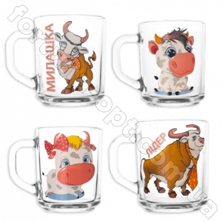 Чашка стеклянная 200 мл Бык - 8098 ✅ базовая цена 14.78 грн. ✔ Опт ✔ Скидки ✔ Заходите! - Интернет-магазин ✅ Фортуна-опт ✅