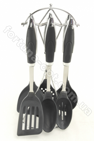 Набор тефлоновый кухонных принадлежностей A-Plus - 1450 (7 предметов) ✅ базовая цена $7.76 ✔ Опт ✔ Скидки ✔ Заходите! - Интернет-магазин ✅ Фортуна-опт ✅