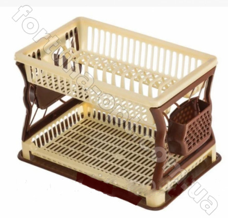 Сушилка для посуды пластиковая 2-яр - 0743 ✅ базовая цена114.37 грн. ✔ Опт ✔ Скидки ✔ Заходите! - Интернет-магазин ✅ Фортуна-опт ✅