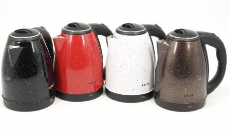 Электрочайник нержавеющий A-Plus - 1697 - 2 л ✅ базовая цена $7.93 ✔ Опт ✔ Скидки ✔ Заходите! - Интернет-магазин ✅ Фортуна-опт ✅