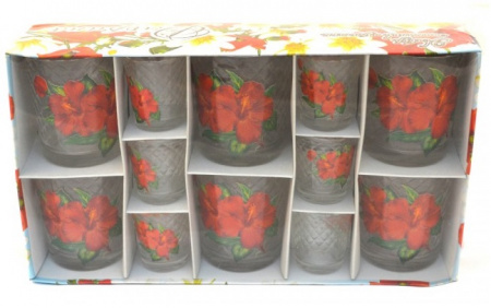 Набор 6 стаканов + 6 стопок Флорина 8262 ✅ базовая цена 229.96 грн. ✔ Опт ✔ Скидки ✔ Заходите! - Интернет-магазин ✅ Фортуна-опт ✅