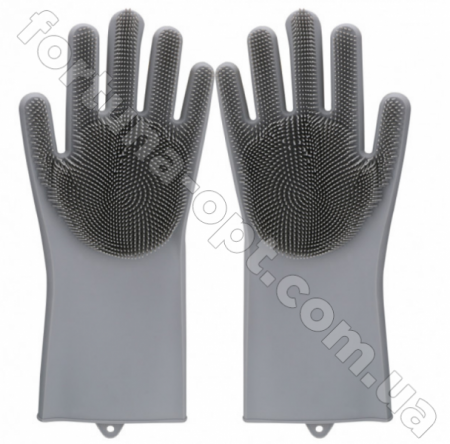 Многофункциональная силиконовая перчатка для мытья посуды Magic Silicone Gloves губка щетка для уборки - 7139 ✅ базовая цена 97.68 грн. ✔ Опт ✔ Скидки ✔ Заходите! - Интернет-магазин ✅ Фортуна-опт ✅