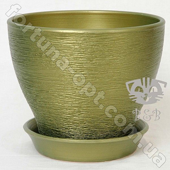 Цветочный горшок 2л (цветной)➜Оптом и в розницу✅актуальная цена -Интернет магазин ✅Фортуна✅