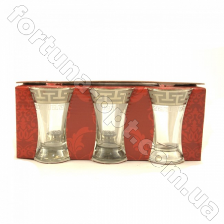 Набор стопок 55 мл 6 шт. с рисунком Греческий узор 03-2194 ✅ базовая цена 103.72 грн. ✔ Опт ✔ Скидки ✔ Заходите! - Интернет-магазин ✅ Фортуна-опт ✅