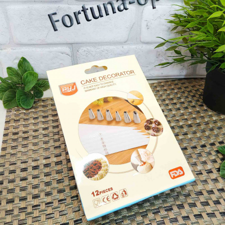 Мешок кондитерский силиконовый 6шт/набор + 6 нержавеющих насадок 17892 ✅ картинка - Интернет-магазин ✅ Fortuna-opt.com.ua. ✅ Мешок кондитерский силиконовый 6шт/набор + 6 нержавеющих насадок 17892 ✅ базовая цена 77.92 грн. ✔ Опт ✔ Скидки ✔ Заходите! - Интернет-магазин ✅ Фортуна-опт ✅