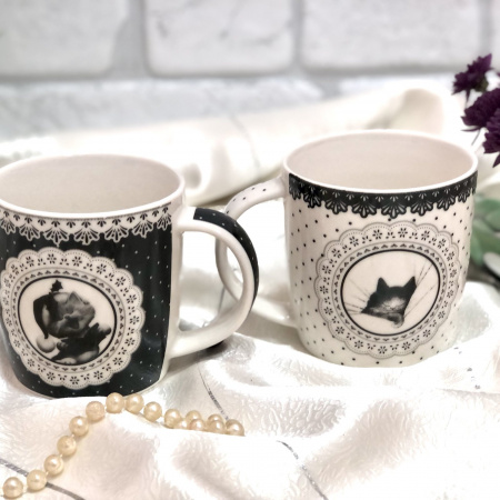 Чашка фарфор 360 мл Коты 2183 ✅ базовая цена 63.40 грн. ✔ Опт ✔ Скидки ✔ Заходите! - Интернет-магазин ✅ Фортуна-опт ✅
